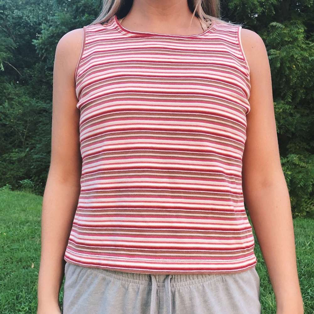 vintage stripped tank